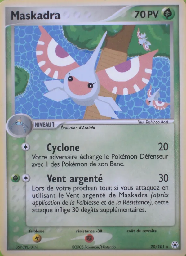 Carte Maskadra de l'extension EX Légendes Oubliées, numéro 20/101