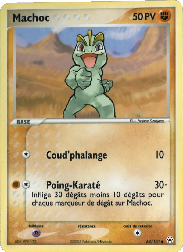 Carte Machoc de l'extension EX Légendes Oubliées, numéro 64/101