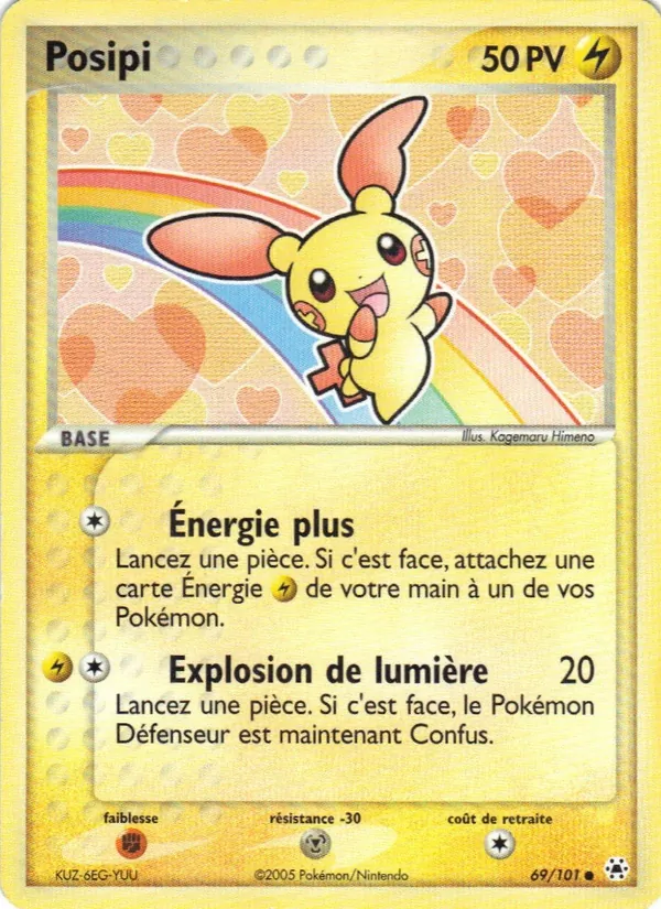Carte Posipi de l'extension EX Légendes Oubliées, numéro 69/101
