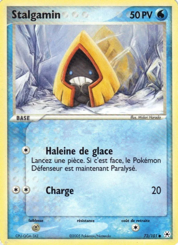 Carte Stalgamin de l'extension EX Légendes Oubliées, numéro 73/101