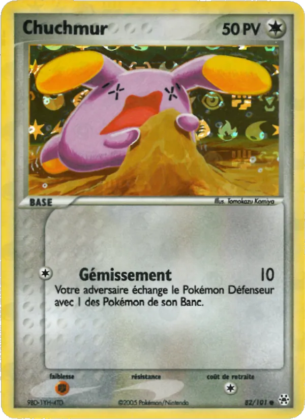 Carte Chuchmur de l'extension EX Légendes Oubliées, numéro 82/101