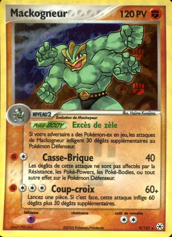 Carte Mackogneur de l'extension EX Légendes Oubliées, numéro 9/101