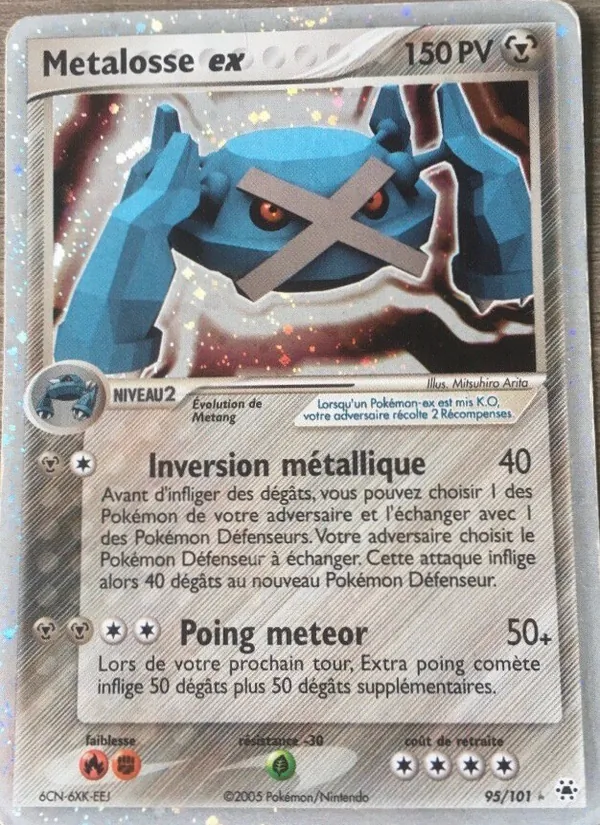 Carte Metalosse ex de l'extension EX Légendes Oubliées, numéro 95/101