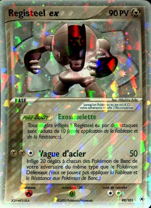 Carte Registeel ex de l'extension EX Légendes Oubliées, numéro 99/101