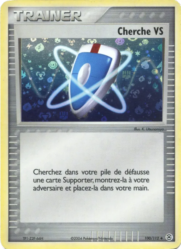 Carte Cherche VS de l'extension EX Rouge Feu & Vert Feuille, numéro 100/112