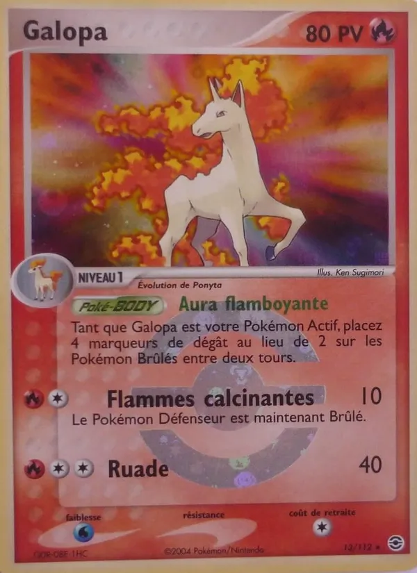 Carte Galopa de l'extension EX Rouge Feu & Vert Feuille, numéro 13/112