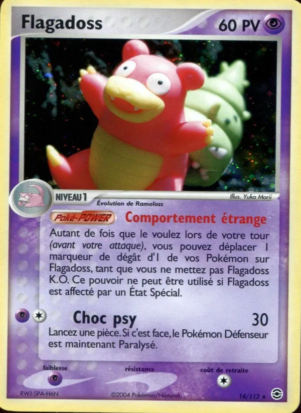 Carte Flagadoss de l'extension EX Rouge Feu & Vert Feuille, numéro 14/112