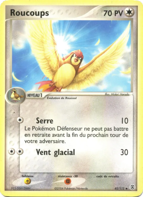 Carte Roucoups de l'extension EX Rouge Feu & Vert Feuille, numéro 45/112