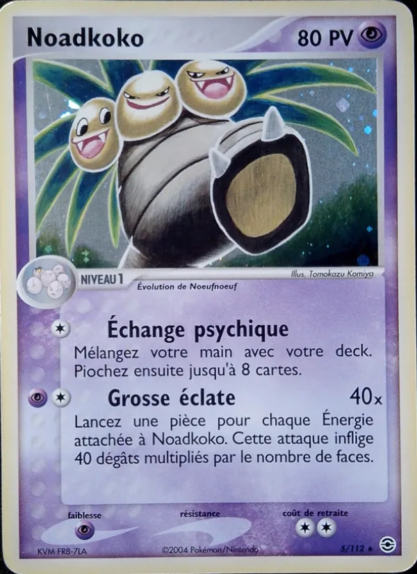 Carte Noadkoko de l'extension EX Rouge Feu & Vert Feuille, numéro 5/112