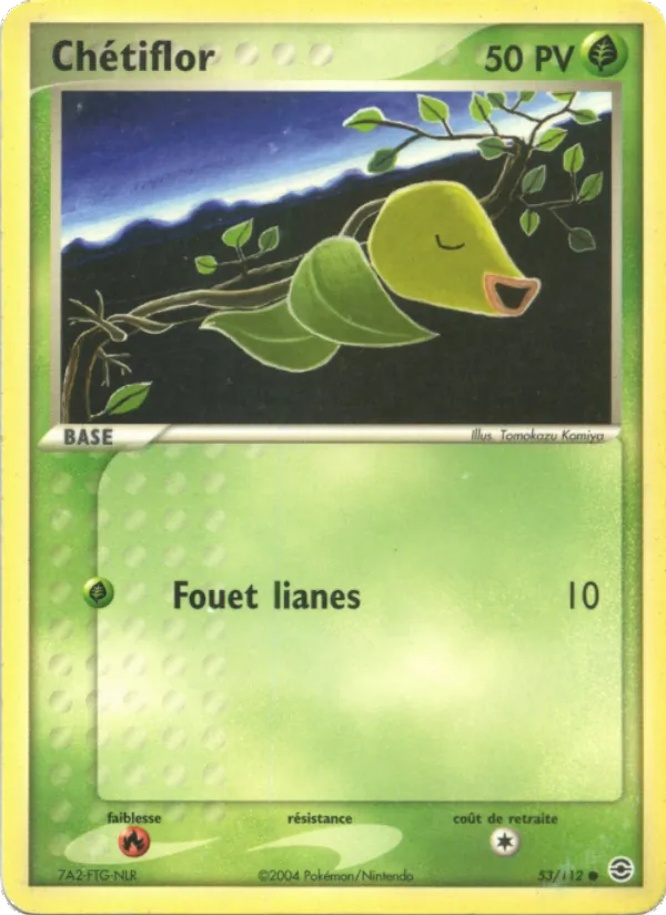 Carte Chétiflor de l'extension EX Rouge Feu & Vert Feuille, numéro 53/112