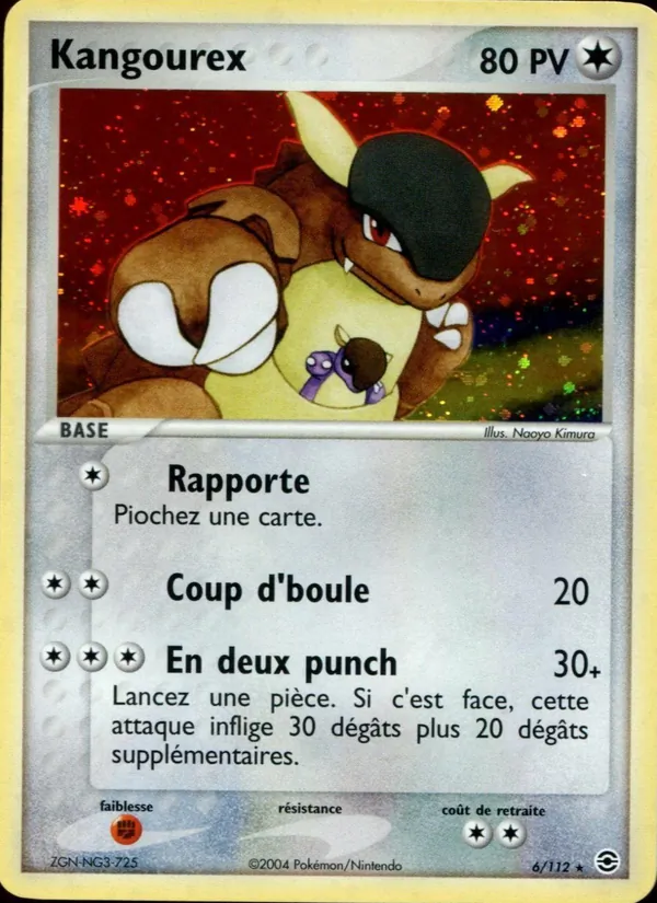 Carte Kangourex de l'extension EX Rouge Feu & Vert Feuille, numéro 6/112