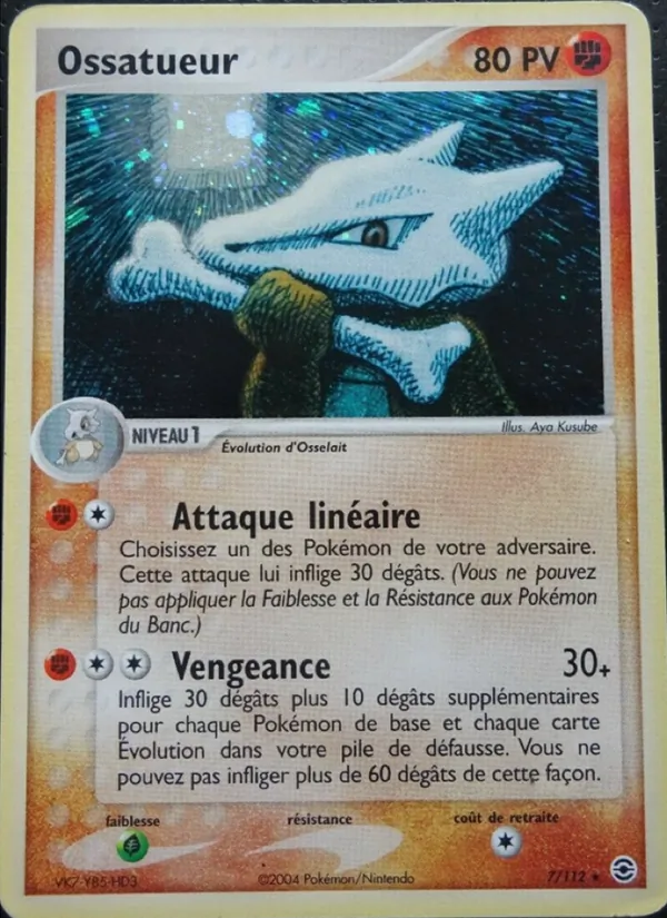 Carte Ossatueur de l'extension EX Rouge Feu & Vert Feuille, numéro 7/112
