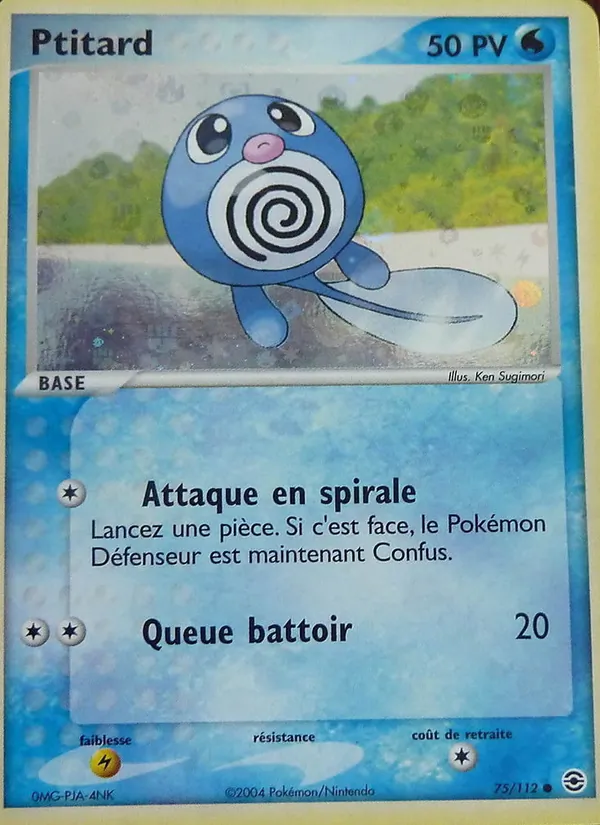 Carte Ptitard de l'extension EX Rouge Feu & Vert Feuille, numéro 75/112