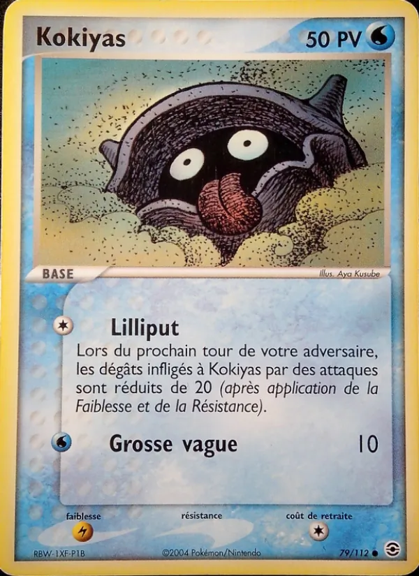 Carte Kokiyas de l'extension EX Rouge Feu & Vert Feuille, numéro 79/112