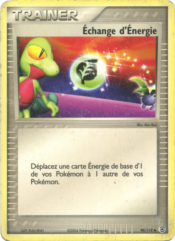 Carte Échange d'Énergie de l'extension EX Rouge Feu & Vert Feuille, numéro 90/112