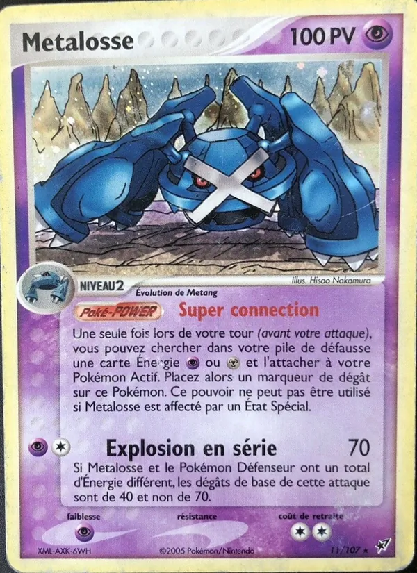 Carte Métalosse de l'extension EX Deoxys, numéro 11/107