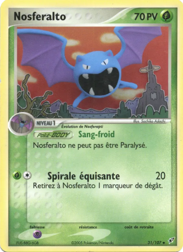 Carte Nosferalto de l'extension EX Deoxys, numéro 31/107