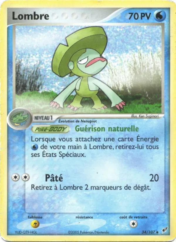 Carte Lombre de l'extension EX Deoxys, numéro 34/107