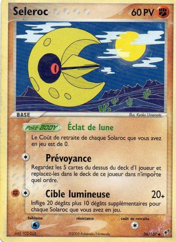 Carte Séléroc de l'extension EX Deoxys, numéro 36/107