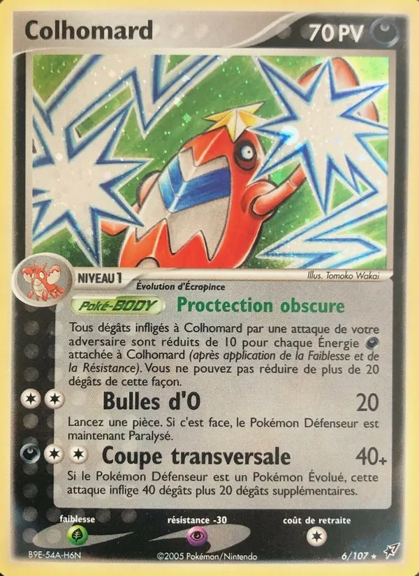 Carte Colhomard de l'extension EX Deoxys, numéro 6/107