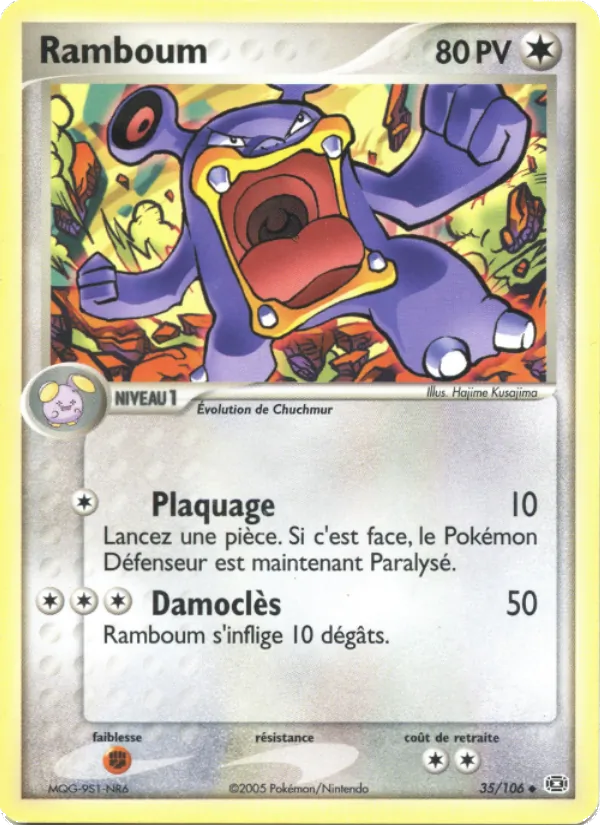Carte Ramboum de l'extension EX Émeraude, numéro 35/106