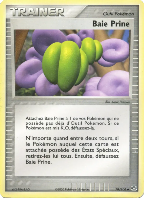 Carte Baie Prine de l'extension EX Émeraude, numéro 78/106