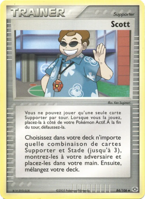 Carte Scott de l'extension EX Émeraude, numéro 84/106