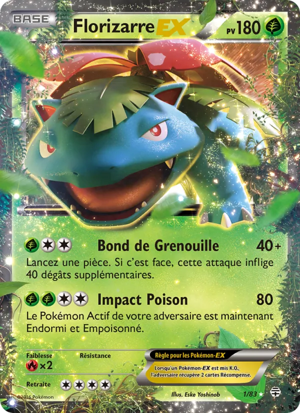 Carte Florizarre-EX de l'extension Générations, numéro 1/83