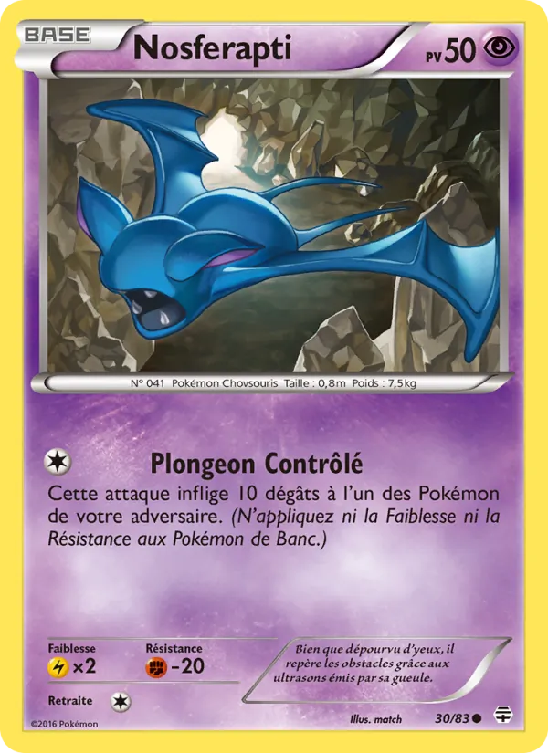 Carte Nosferapti de l'extension Générations, numéro 30/83
