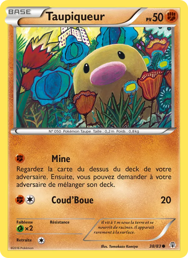 Carte Taupiqueur de l'extension Générations, numéro 38/83