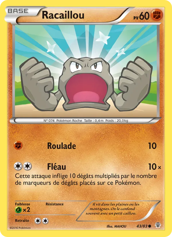 Carte Racaillou de l'extension Générations, numéro 43/83