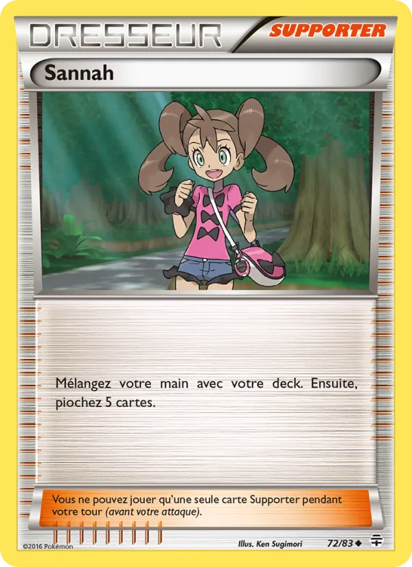Carte Sannah de l'extension Générations, numéro 72/83