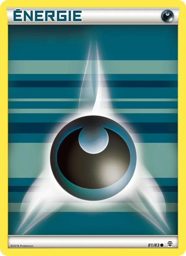 Carte Énergie Darkness de base de l'extension Générations, numéro 81/83