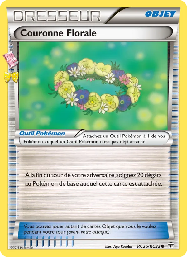 Carte Couronne Florale de l'extension Générations, numéro RC26/83