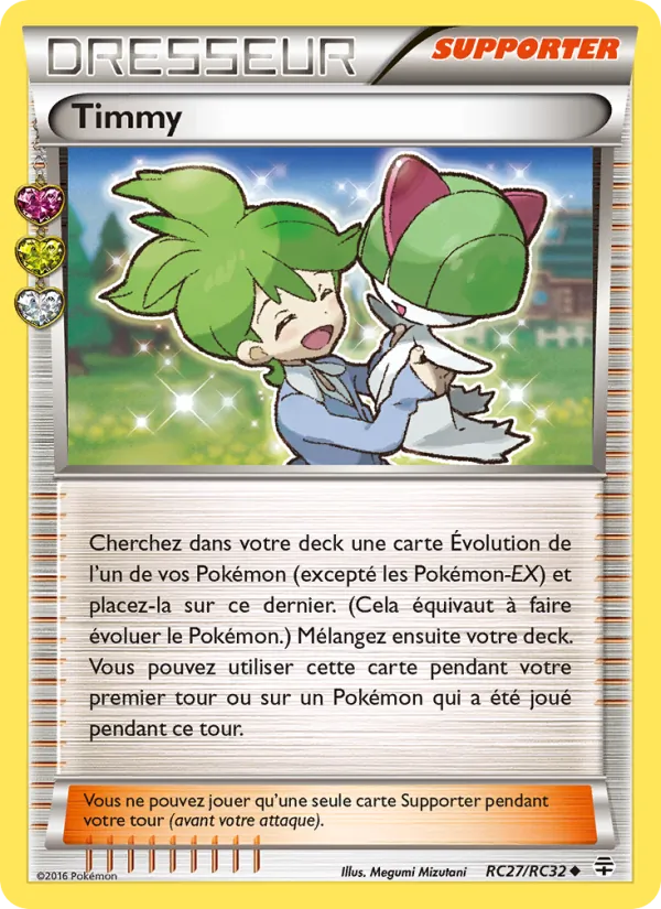 Carte Timmy de l'extension Générations, numéro RC27/83