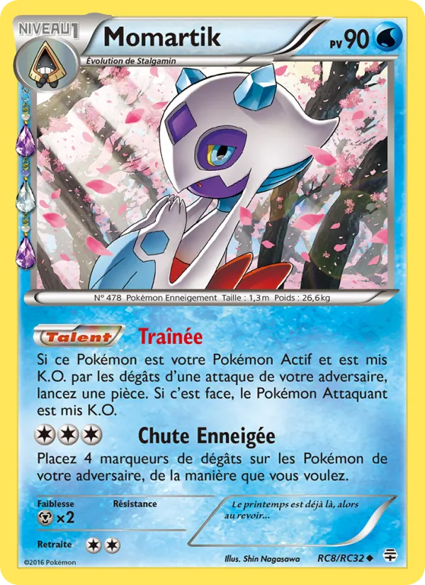 Carte Momartik de l'extension Générations, numéro RC8/83