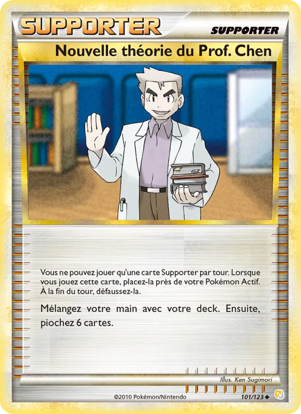 Carte Nouvelle théorie du Prof. Chen de l'extension HeartGold SoulSilver, numéro 101/123