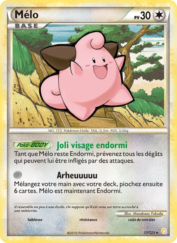 Carte Mélo de l'extension HeartGold SoulSilver, numéro 17/123