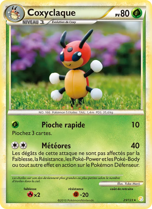 Carte Coxyclaque de l'extension HeartGold SoulSilver, numéro 25/123