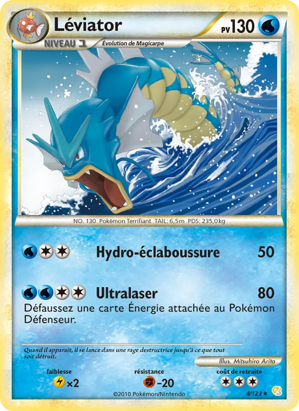 Carte Léviator de l'extension HeartGold SoulSilver, numéro 4/123