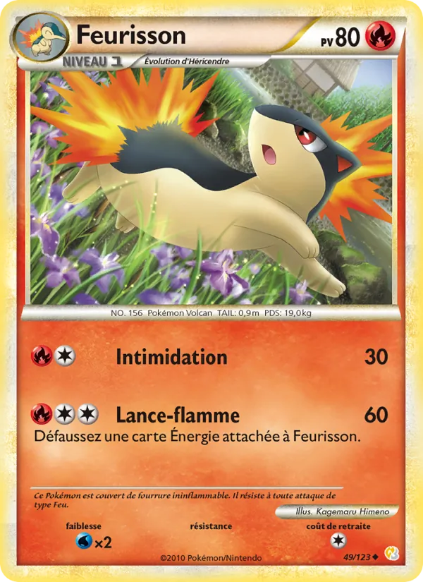 Carte Fleurisson de l'extension HeartGold SoulSilver, numéro 49/123