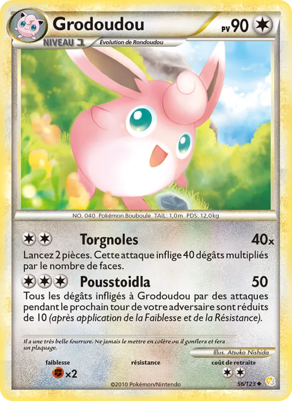 Carte Grodoudou de l'extension HeartGold SoulSilver, numéro 56/123