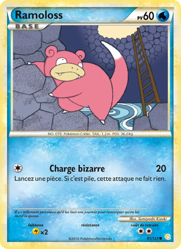 Carte Ramoloss de l'extension HeartGold SoulSilver, numéro 81/123
