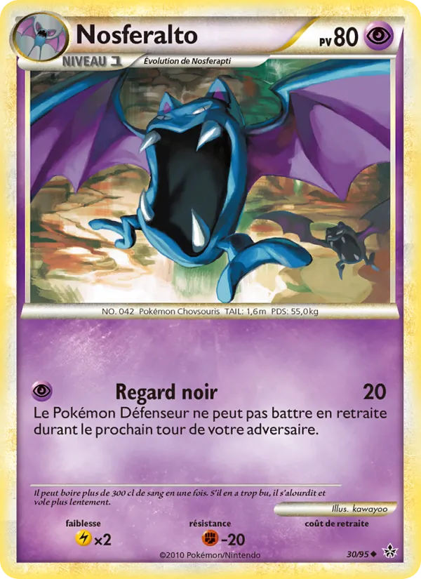 Carte Nosferalto de l'extension Déchaînement, numéro 30/95