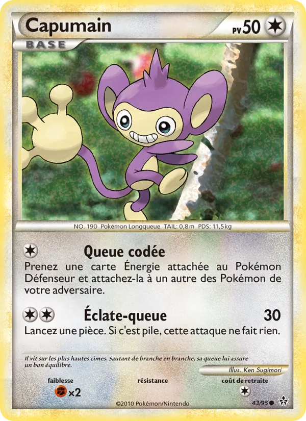 Carte Capumain de l'extension Déchaînement, numéro 43/95