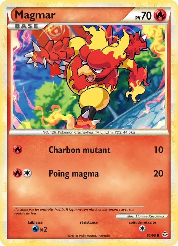 Carte Magmar de l'extension Déchaînement, numéro 52/95