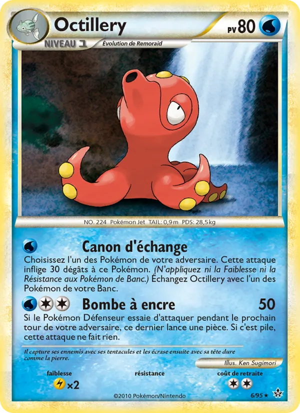 Carte Octillery de l'extension Déchaînement, numéro 6/95