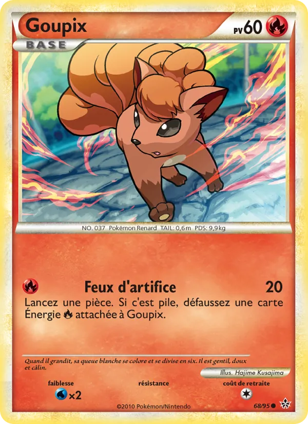 Carte Goupix de l'extension Déchaînement, numéro 68/95
