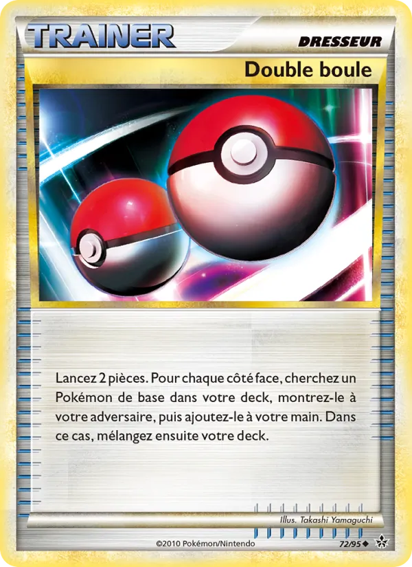 Carte Double boule de l'extension Déchaînement, numéro 72/95