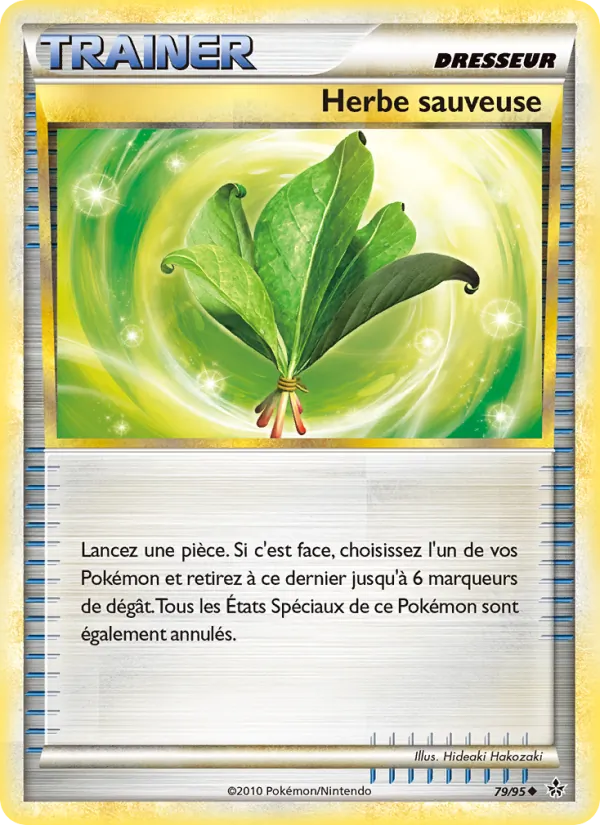 Carte Herbe sauveuse de l'extension Déchaînement, numéro 79/95
